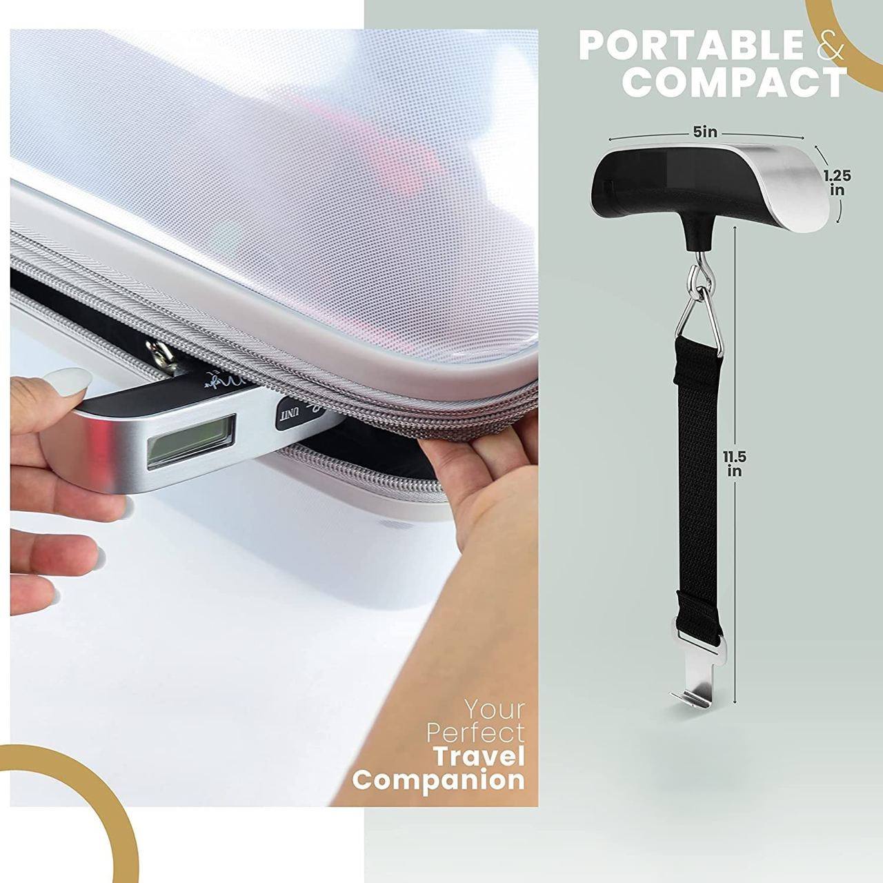 Digital Handheld Luggage Scale (Upto 50kg)