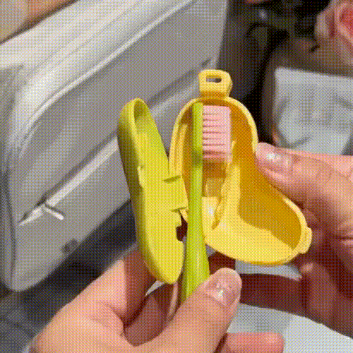 Banana Travel Toothbrush Holder