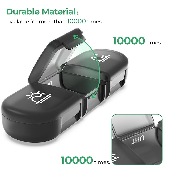 Portable 3 Times a Day Weekly Supplement/Pill Organiser