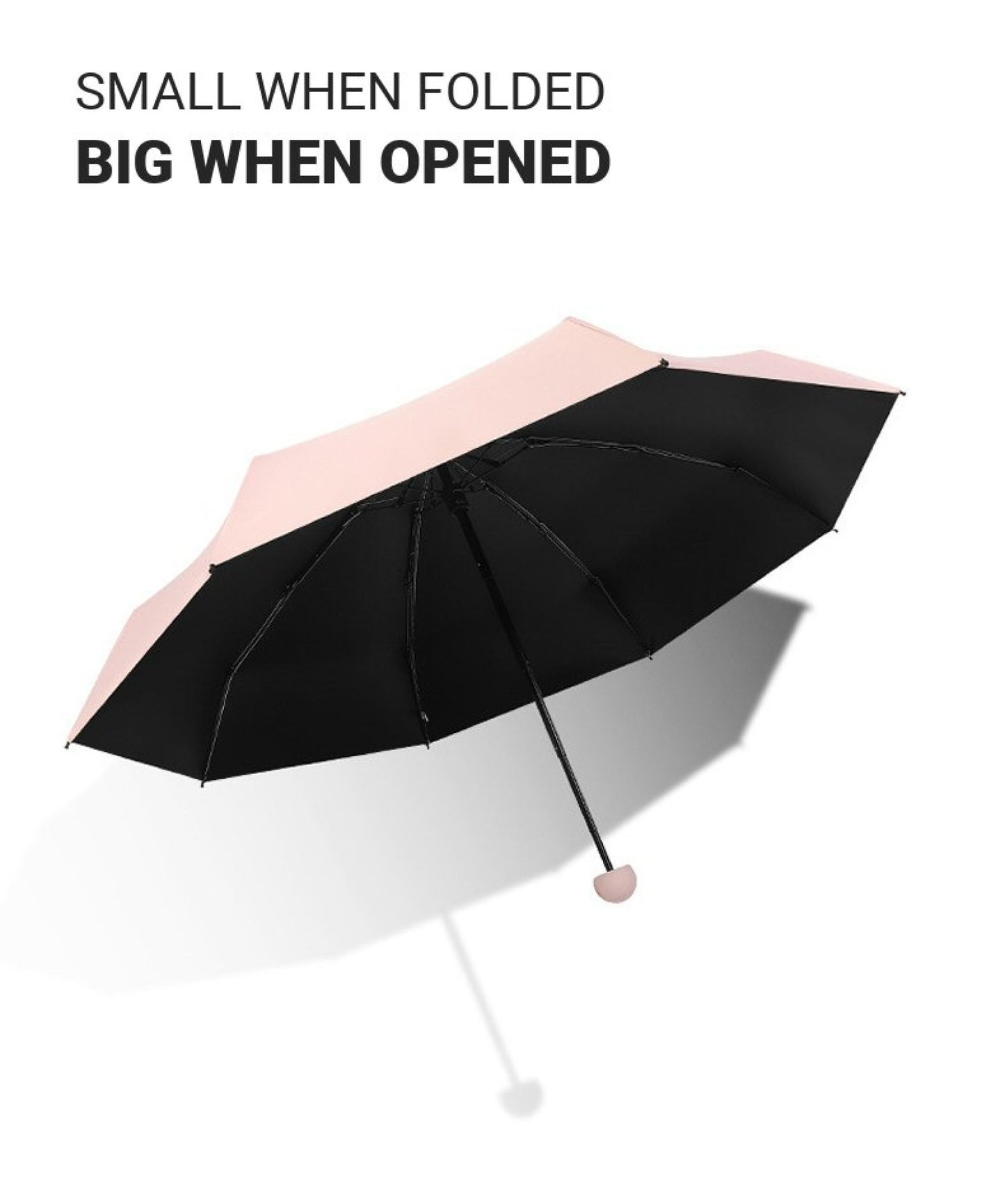 Ultra-Compact Travel Umbrella with Case