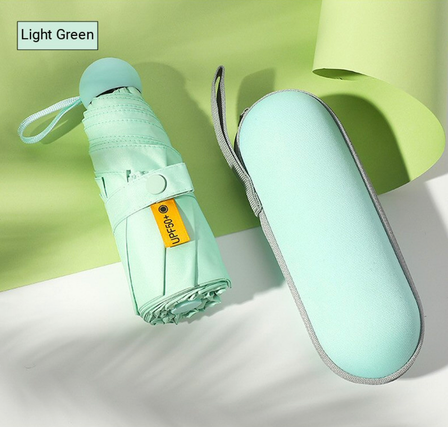 Ultra-Compact Travel Umbrella with Case