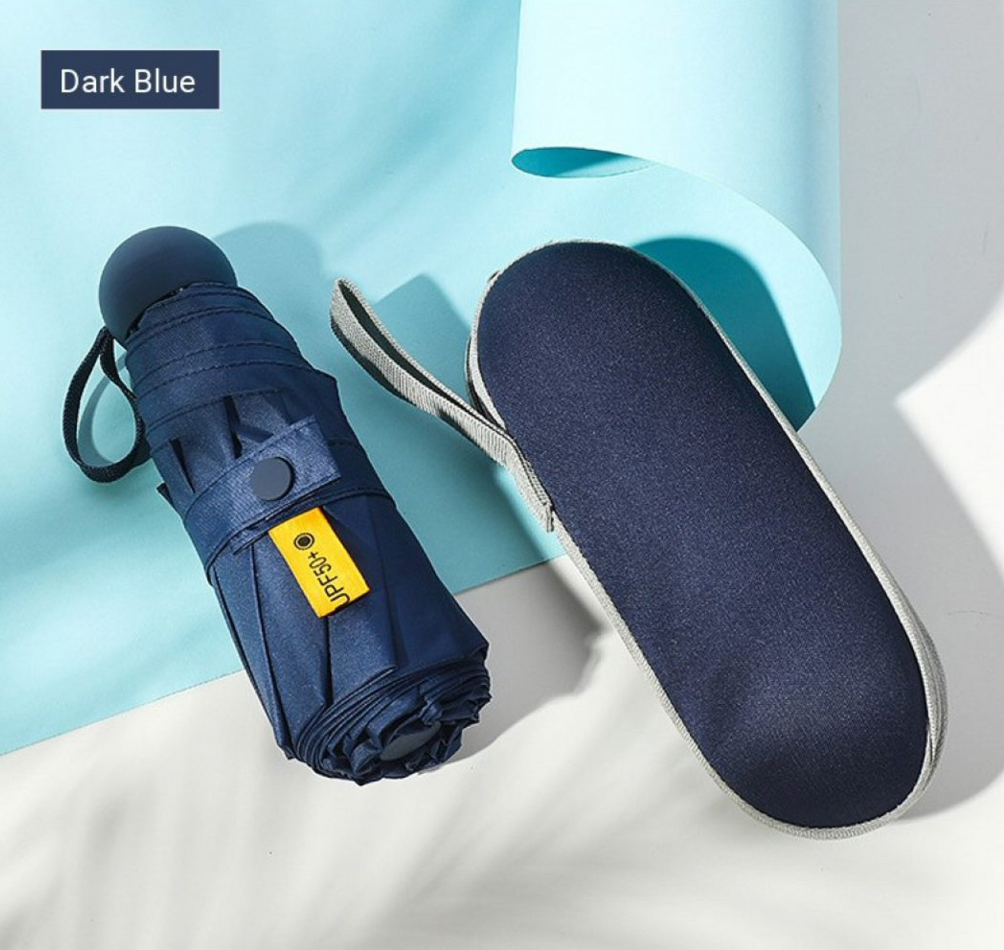Ultra-Compact Travel Umbrella with Case