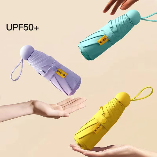 Ultra-Compact Travel Umbrella with Case