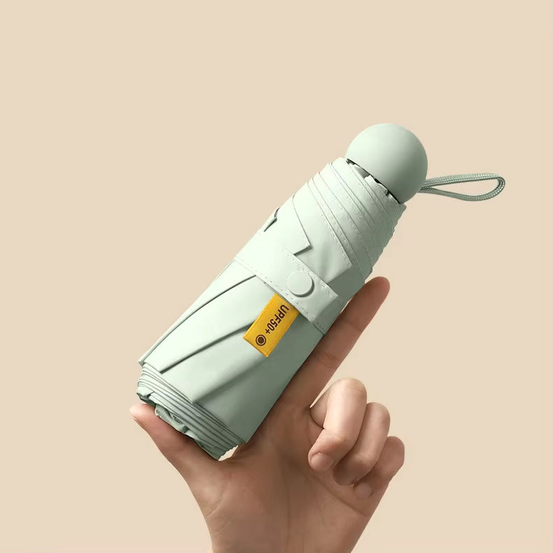 Ultra-Compact Travel Umbrella with Case