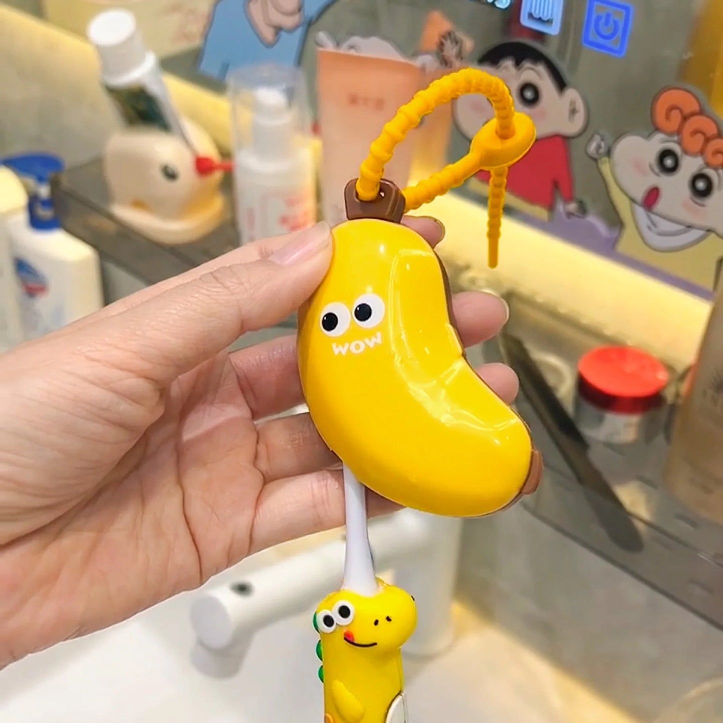 Banana Travel Toothbrush Holder