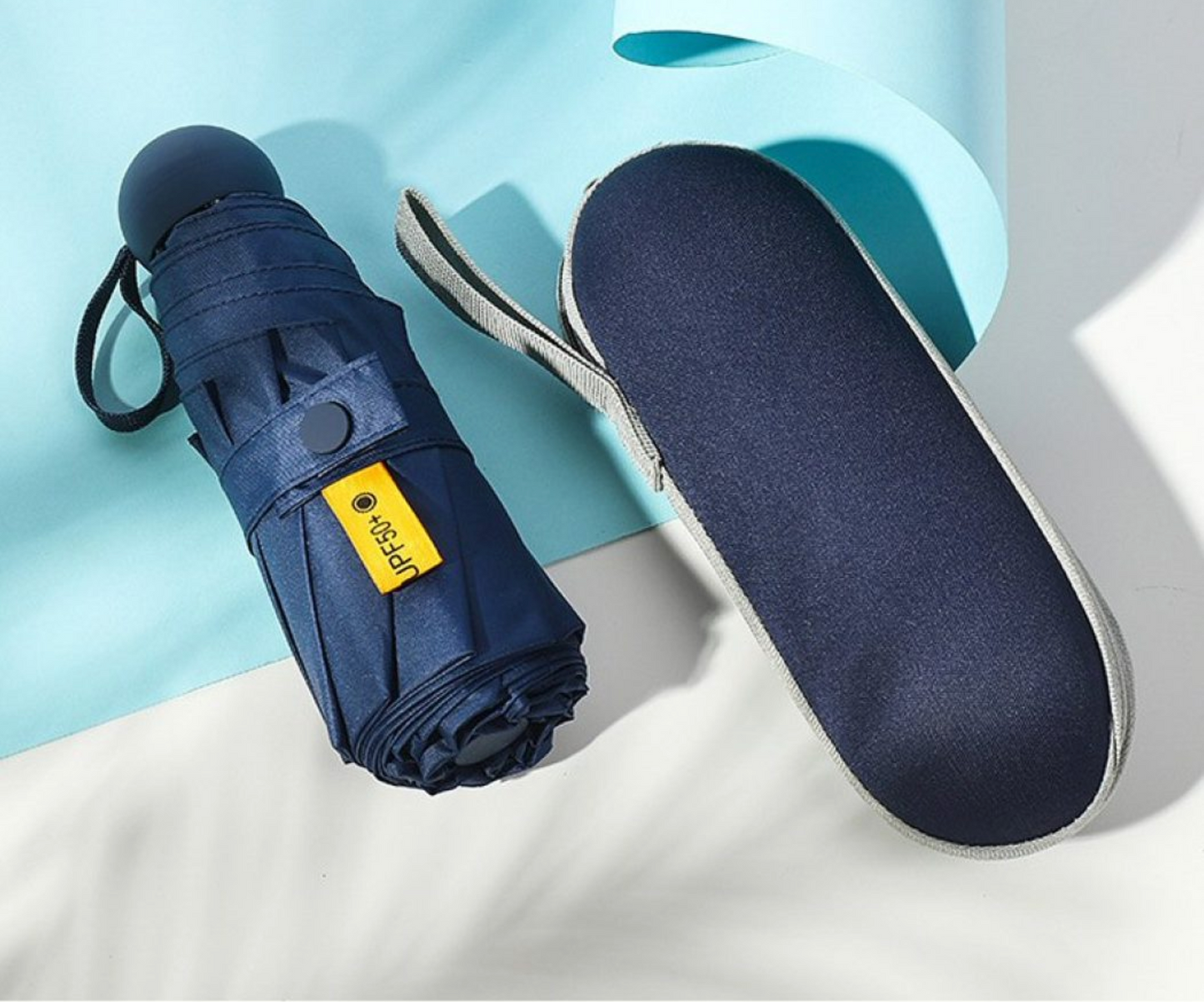 Ultra-Compact Travel Umbrella with Case