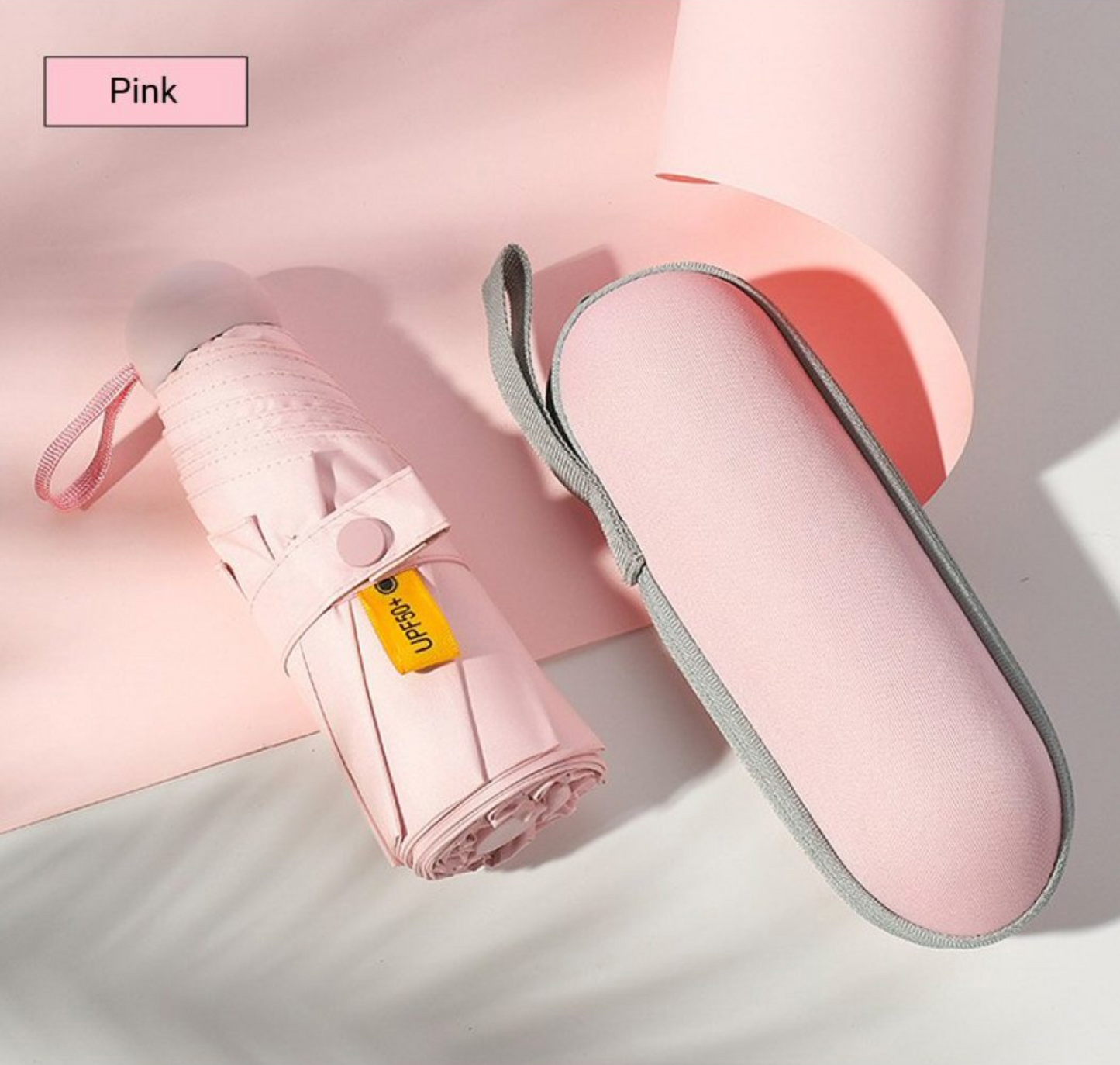 Ultra-Compact Travel Umbrella with Case