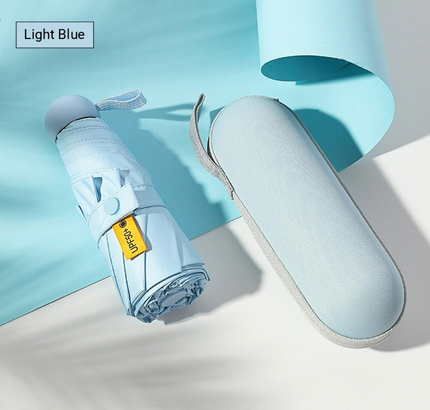 Ultra-Compact Travel Umbrella with Case