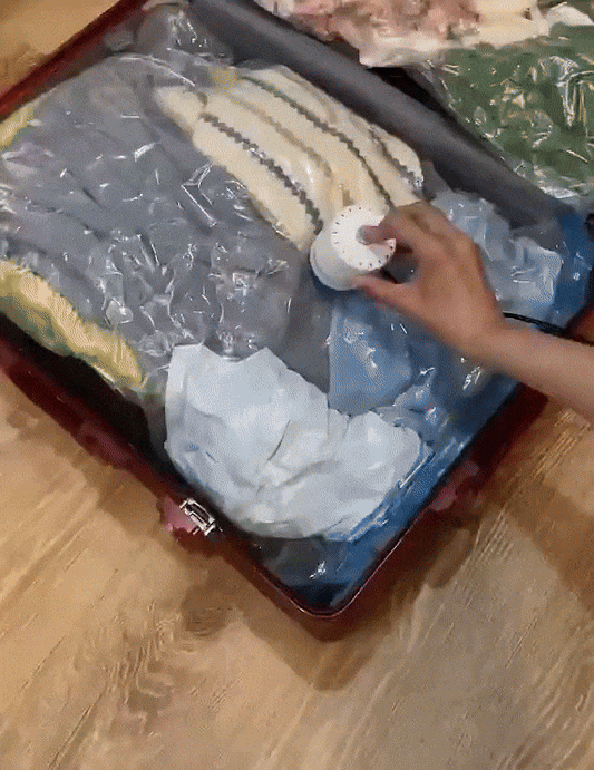 Vacuum Sealed Packing Cubes With Pump (Pack of 5)
